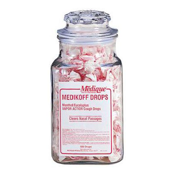Medique Pharmaceuticals Medikoff Cough Drops 7.6mg Cherry 600/Bx