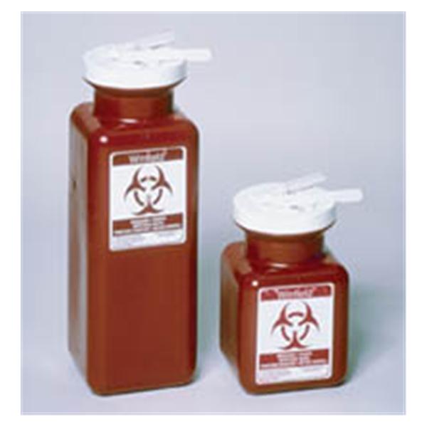 Medegen Medical Products Container Sharps 1.7qt Large Polypropylene Red EA, 20 EA/CA (178)