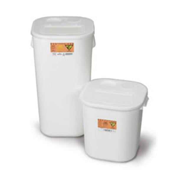 Medical Action Industries Container Sharps 16gal X-Large Polypropylene White 6/Ca
