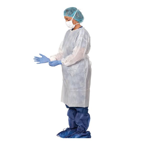 Precept Medical Products Gown Isolation X-Large Yellow Knit Cuff 50/Ca