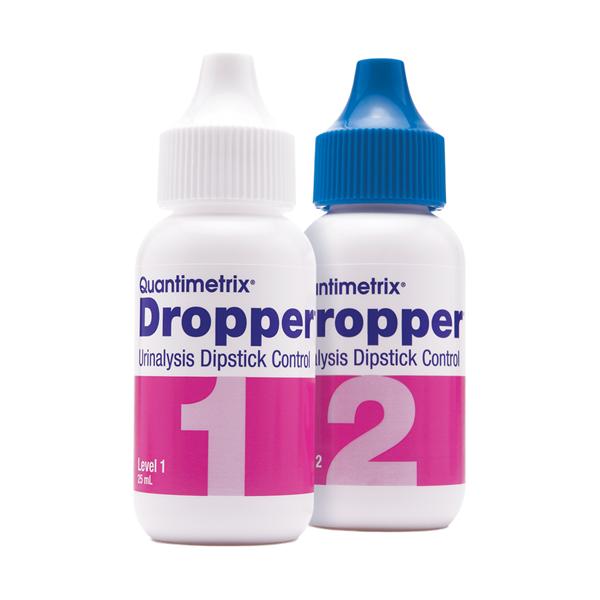Quantimetrix  Dropper Urinalysis Dipstick 2Lvl Control Set Cstm 4x25 Btl 4/Bx