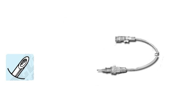 Eagle Laboratories Eagle Silicone Oil Cannula (Wagner) - Wagner Silicone Oil Cannula with 6" High Pressure Extension Tube, 19GA x 8 mm, Beveled Tip - 167-16T