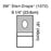 3M Medical Products Drape Minor Procedure Steri-Drape Fen 18x9.25 Strl 4x10/Ca