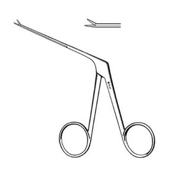 Sklar Instruments Forcep Micro Alligator 3-1/4" Serrated Straight .6mm SS Ea