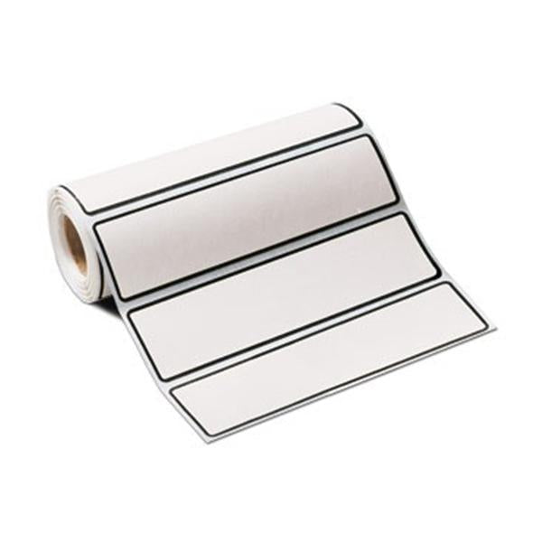 Carstens Label Wide-track Blank White 200/RL 200/RL