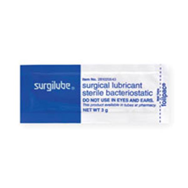 HR Pharmaceuticals  Surgilube Lubricating Jelly Sterile 3gm Foil Packet 144/Bx, 12 BX/CA (281020543)