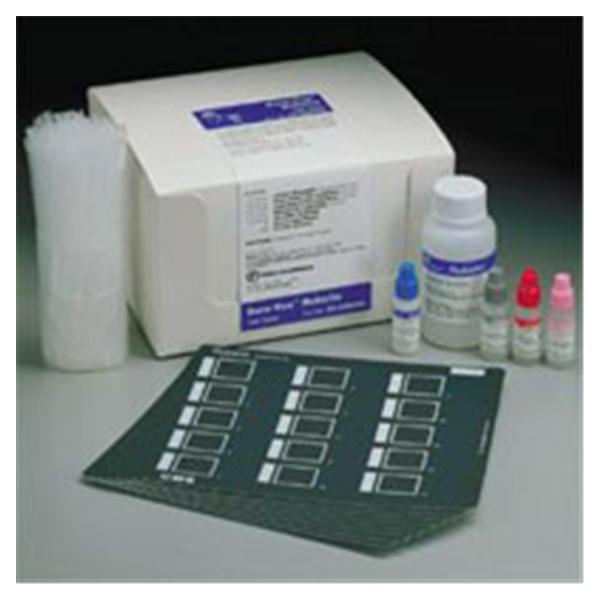 Fisher Scientific Sure-Vue Rubella Test Kit W/ Ltx Rgnt/Sld/Ppt 100/Kt ...