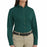 Vf Workwear-Div / Vf Imagewear (W) Ladies Long Sleeve Twill Work Shirts - Women's Long-Sleeve Meridian Performance Twill Shirt, 65% Polyester/35% Cotton, Green, Size XL - 1T11EMXL