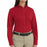 Vf Workwear-Div / Vf Imagewear (W) Ladies Long Sleeve Twill Work Shirts - Women's Long-Sleeve Meridian Performance Twill Shirt, 65% Polyester/35% Cotton, Red, Size S - 1T11RDS