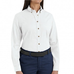 Vf Workwear-Div / Vf Imagewear (W) Ladies Long Sleeve Twill Work Shirts - Women's Long-Sleeve Meridian Performance Twill Shirt, 65% Polyester/35% Cotton, White, Size XS - 1T11WHXS