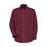 Vf Workwear-Div / Vf Imagewear (W) Men's Twill Long Sleeve Work Shirts - Men's Long Sleeve Work Shirt, Twill, 65% Polyester/35% Cotton, One Pocket, Burgundy, Size S - 1T12BUS
