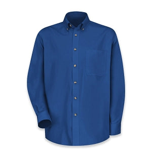 Vf Workwear-Div / Vf Imagewear (W) Men's Twill Long Sleeve Work Shirts - Men's Long Sleeve Work Shirt, Twill, 65% Polyester/35% Cotton, One Pocket, Royal Blue, Size 2XL - 1T12RBXXL