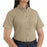 Vf Workwear-Div / Vf Imagewear (W) Ladies Short Sleeve Twill Work Shirts - Women's Shirt-Sleeve Meridian Performance Twill Shirt, 65% Polyester/35% Cotton, Khaki, Size 3XL - 1T21KH3XL
