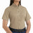 Vf Workwear-Div / Vf Imagewear (W) Ladies Short Sleeve Twill Work Shirts - Women's Shirt-Sleeve Meridian Performance Twill Shirt, 65% Polyester/35% Cotton, Khaki, Size 2XL - 1T21KHXXL