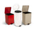 Brewer Steel Waste Containers - Step-On Steel Round Waste Can, 32 qt., Stainless Steel - 45269