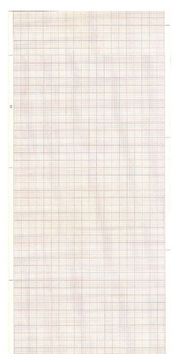 Print Media Corporation Paper Chart Roll - Chart Paper Roll, 108" x 23", 75.45', Red Grid - 6571572