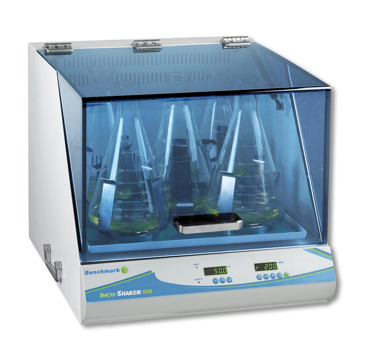 Benchmark Scientific Incu-Shaker - SHAKER 10LR W/NON-SLIP MAT, REFG, 230V - H1012-E (NEW)