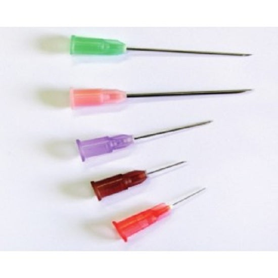 Cardinal Health Hypodermic Needles - Disposable Hypodermic Needle with Regular Bevel, 18 G x 3", Regular Wall, 100/Box - N3602310