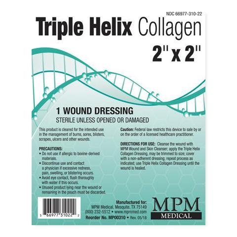 MPM Medical Triple-Helix Collagen Dressings MPM Medical Triple-Helix Collagen Dressings