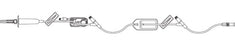 ICU Medical PlumSet Administration Set without Filter - PlumSet Primary Administration Set, Clave Y-Sites, 0.2 Micron Filter, 112" - 1256312