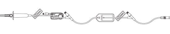 ICU Medical PlumSet Administration Set without Filter - PlumSet Primary Administration Set, Clave Y-Sites, 0.2 Micron Filter, 112" - 1256312