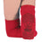 Principle Business Adult Bariatric Slipper Socks - Tred Mate Slipper Socks, Red, 3XL - 3807