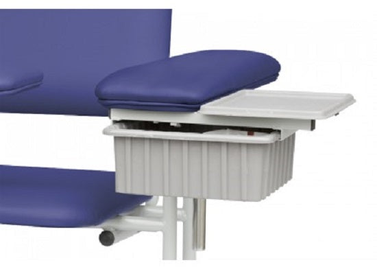 Tech-Med Upholstered Blood Draw Chairs - Tray and Drawer Assembly - 4388