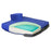 NYOrtho APEX CORE Wedge Pommel Gel-Foam Cushions - APEX CORE Wedge Pommel Gel-Foam Cushion, 18" x 16" x 2"-4" - 9599-GWP-181642
