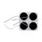 Advanced Orthopaedics 3014-V Velcro Electrodes- Universal, Gray