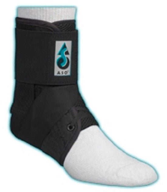 Med Specialties ASO Ankle Stabilizer - ASO Ankle Stabilizer, Black, Size 2XS - 264019
