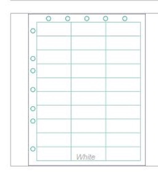 Identiplus Laser Wristbands - Laser Chart Wristband with Holes, White - LBL-LZCHT-23X