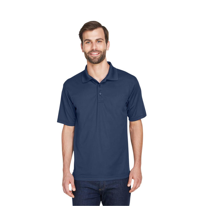 Ultraclub UltraClub Men's Cool & Dry Mesh Piqué Polo - Short-Sleeve 100% Polyester Cool and Dry Mesh Pique Polo Shirt, Men's, Navy, Size M - 8210 NAVY M