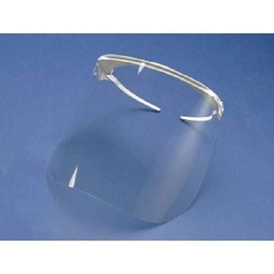 Cardinal Health Secure-Gard Face Shields - 1-Piece Face Shield with Foam Headband, Clear, 1/2 Length - H1SHIELD50