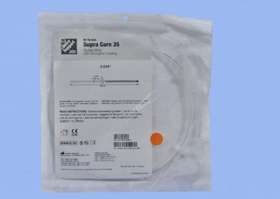 Abbott Hi-Torque Supra Core 35 Peripheral Guide Wires - WIRE, GUIDE, HI-TORQUE, .035 X 190 CM - 1002703-01