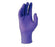 VWR Scientific Microgrip Poly-Coated Nitrile Gloves - Microgrip Powder-Free Poly-Coated Nitrile Exam Gloves, Purple, Size M - 40101-346