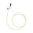 Avanos Corflo Anti-IV Enteral Feeding System - CORFLO Nasogastric / Nasointestinal Feeding Tube, Anti-IV Proximal Connector, Fr 10, 22" - 20-1228AIV