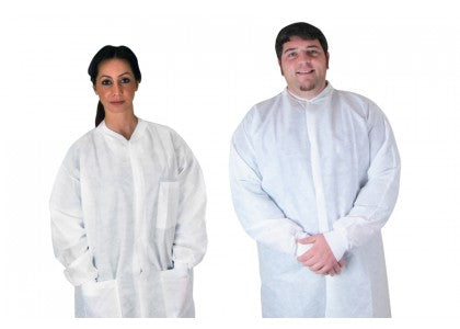 Dukal Lab Coats - LABCOAT, ANTISTATIC, ANITSTATIC, XL, WH - 343