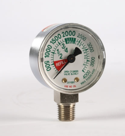 Western Regulator Pressure Gauge - Regulator Pressure Gauge, 0-4000 PSI - MG-C2