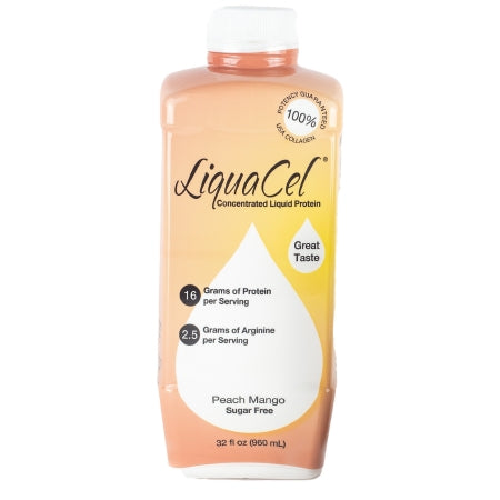 Gl LiquaCel Liquid Protein Supplement - Liquid Protein, LiquaCel, Peach Mango, 64 oz. Pump - GH87P