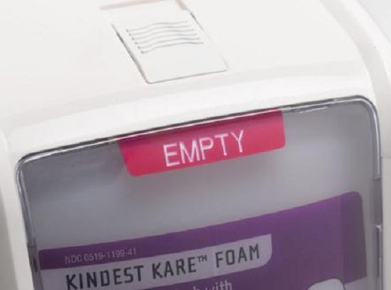 DEB Group Kindest Care Air Infused Manual 1 Liter Dispenser - Kindest Kare Dispensers for Foaming Hand Soap, White, 1 L - 3D60Q5