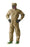DuPont Tychem 5000 Coveralls with Attached Gloves - Tychem 5000 Coverall with Hood and Socks with Boot Flaps, Tan, Size 2XL, Bulk Packed - C3185TTN2X000600
