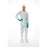 Nitritex Canada BioClean-D Sterile Disposable Coveralls - BioClean-D Sterile Disposable Coveralls with Elastic Wrists and Ankles, Thumb Loops, White, Size S - S-BDCCT-S