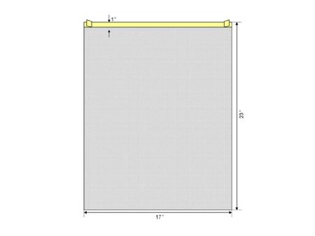Welmed Inc ClearView Surgical Drapes - ClearView Surgical Drape, Sterile, 17" x 23" - 1501-1010