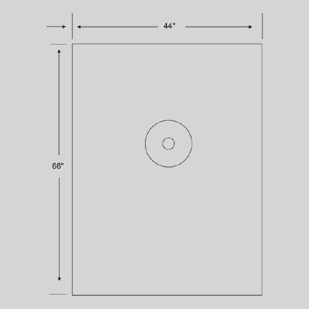 Welmed Warmer Drapes - Sterile Warmer Drape with Disc, 44" x 66" - 1222-3320