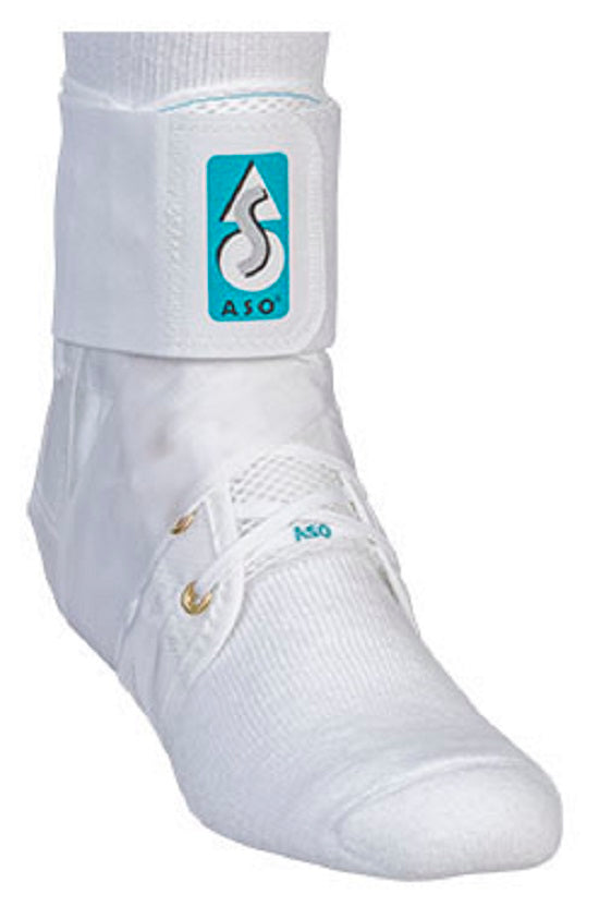 Med Specialties ASO Ankle Stabilizer - ASO Ankle Stabilizer, White, Size S - 264002