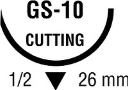 Medtronic Undyed Polysorb Sutures - Polysorb Suture, 0/0, 30", Undyed, GS-10 - CL-870