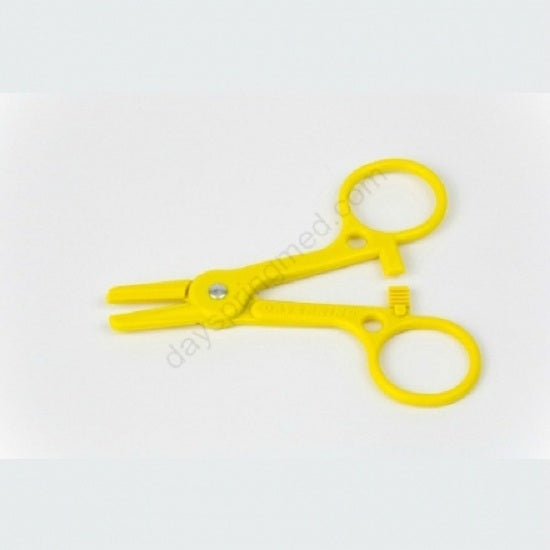 Dayspring Medical Products Plastic Hemostat Tubing Clamps - Tubing Clamp, 4", Yellow - OC100-Y