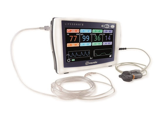 Nonin Medical Inc Nonin LifeSense II Capnograph / Pulse Oximeter. - Nonin Life Sense II Pulse Oximeter Capnograph Monitor with SPO2 - 10937-001