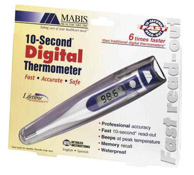Briggs Healthcare Digital Thermometers - Digital Thermometer, Specialty DOD - 15-681-000