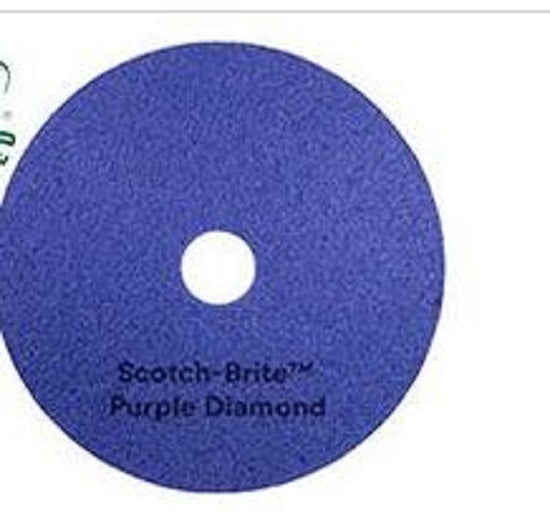 3M Purple Diamond Floor Pad Plus - PAD, FLOOR, SCOTCH-BRITE, 20", DIA-PURP20 - DIA-PURP20